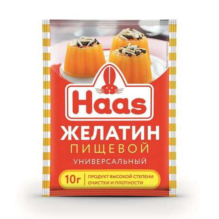 Желатин пищевой HAAS, 10 г