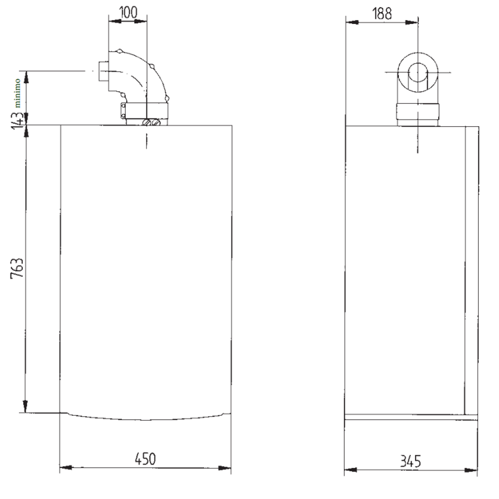 Котел газовый двухконтурный Baxi Luna-3 Comfort 240 Fi (24 кВт)