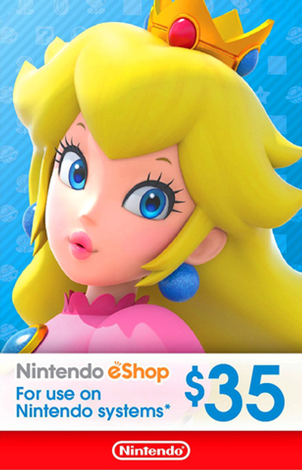 Nintendo eShop Store USA: Карта оплаты 35$ [Цифровой код доступа]