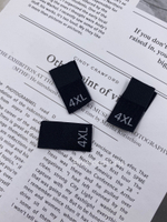 Размерник черный "4XL" 14 мм