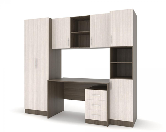 Детская УГОЛОК ШКОЛЬНИКА ясень тёмный / ясень светлый