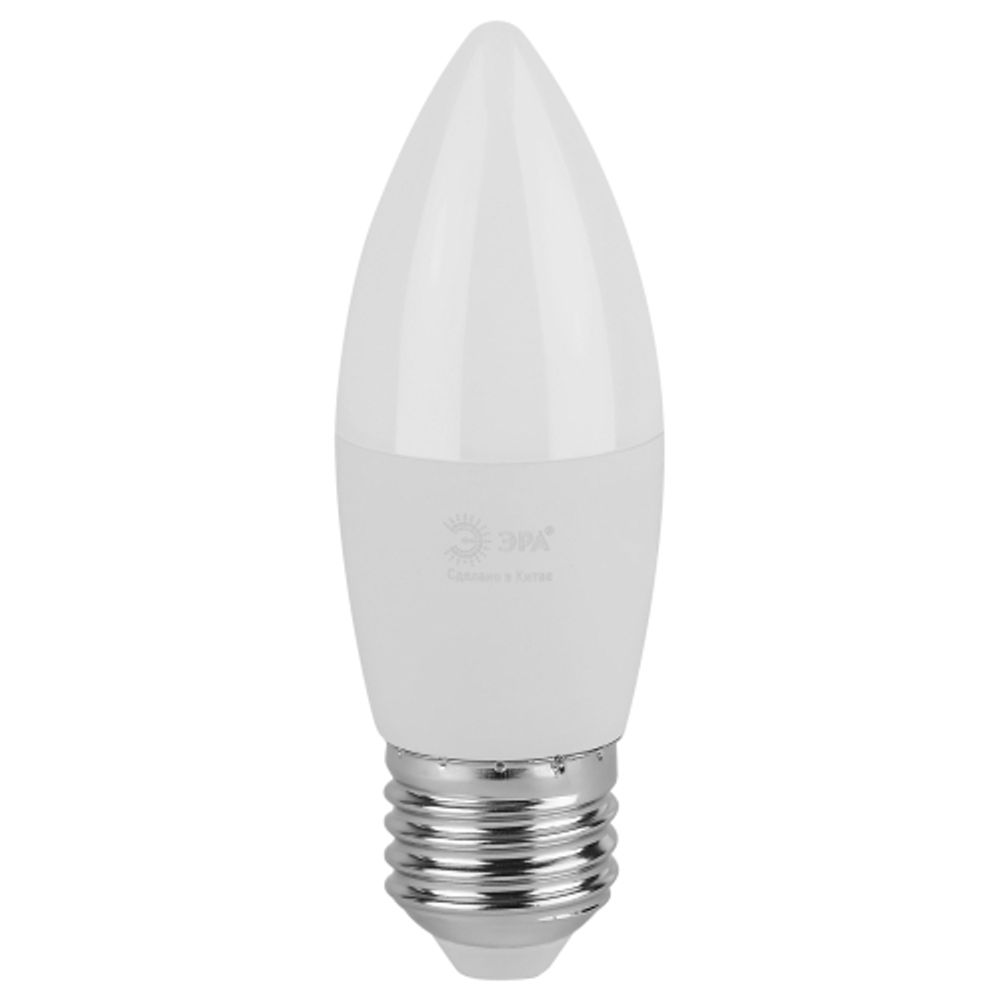 Лампочка светодиодная ЭРА GREEN LINE LED B35-6W-865-E27 GL E27 6 Вт свеча холодный свет | Лампы светодиодные GREEN LINE