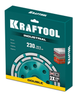 KRAFTOOL Double d 230 мм, двухрядная алмазная чашка, INDUSTRIAL (33369-230)