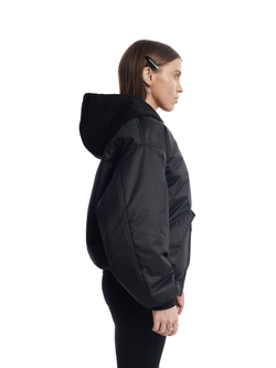 Двухсторонний Бомбер SDW в черном цвете