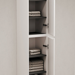 Шкаф-пенал Sancos Folk подвесной, Bianco 350х350х1650 мм