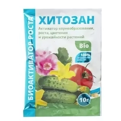 Хитозан, 10 г, стимулятор роста растений