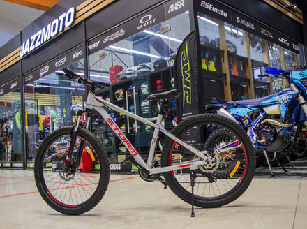 Велосипед STORM 27.5 ALPINE (2.8) серо-красный