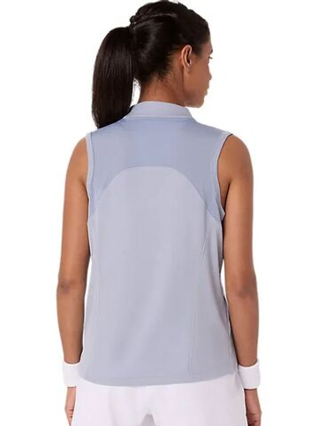 Женский топ теннисный Asics Court - grey blue