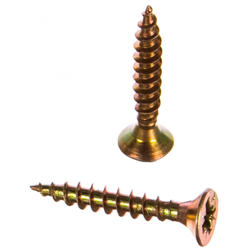 Саморез универсальный 4x25 желтый цинк