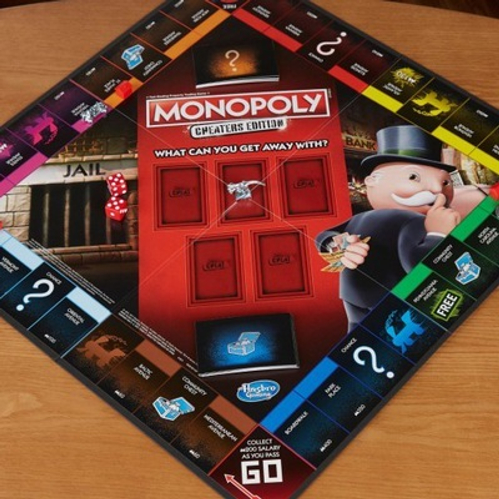 Hasbro: Игра настольная Монополия Большая афера E1871 — Monopoly Cheater's Edition — Хасбро