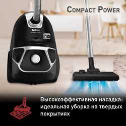 Пылесос с пылесборником Tefal Compact Power TW3985EA