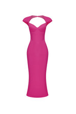 Платье миди из вискозного крепа