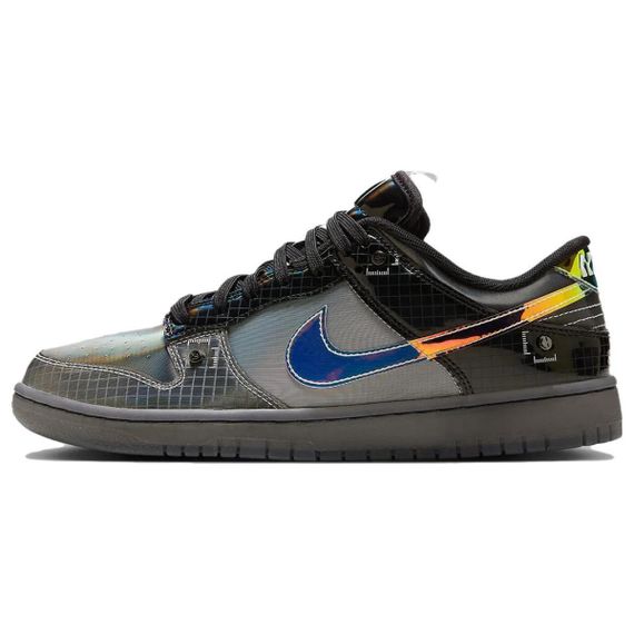 Кроссовки NIKE Dunk для скейтбординга Низкие Серо-желтые кроссовки