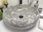 Раковина из мрамора Donut Doreng Grey DM-60251 45*45*15