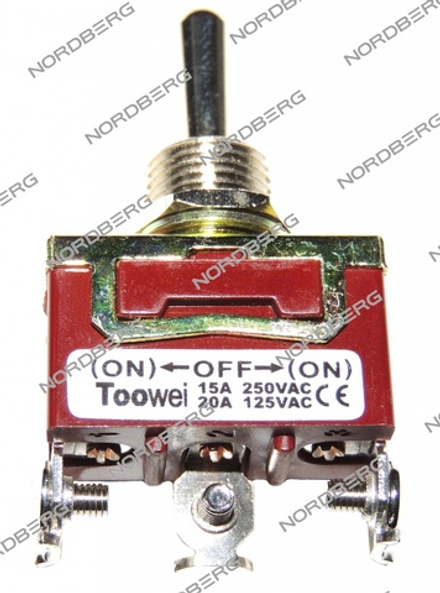 Тумблер управления зажимами электрический NORDBERG 606 для 46TRKE