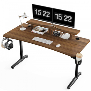 Стол для компьютера EUREKA GIP 60, Walnut (ERK-I60P-WN)