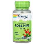 Solaray, True Herbs, шиповник, 550 мг, 100 растительных капсул