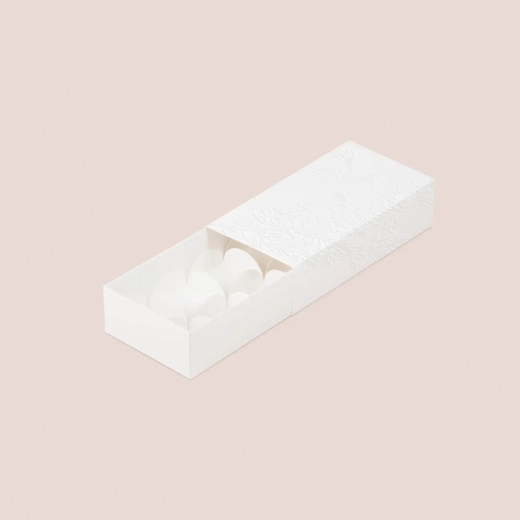 Коробка-пенал с тиснением для 8 моти 227*114*55 мм