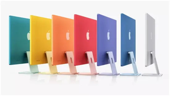 Моноблок Apple iMac 24" Retina 4,5K, M1 (8C CPU, 8C GPU), 8 ГБ, 512 ГБ SSD, синий