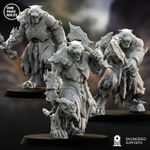 Grand Alliance Chaos Beasts of Chaos Bullgors 1 шт. миниатюра для dnd, днд, pathfinder, фентези, Настольная игра, НРИ, Варгейм, РПГ