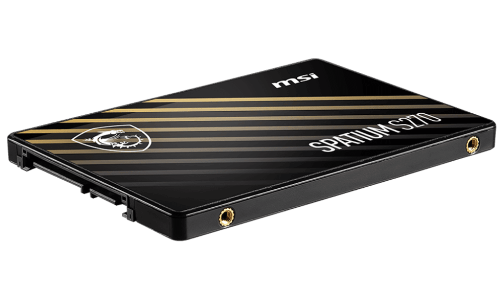 Твердотельный накопитель  960Gb SSD MSI SPATIUM S270 SATA III 2.5" R500Mb/s W450MB/s SPATIUM S270