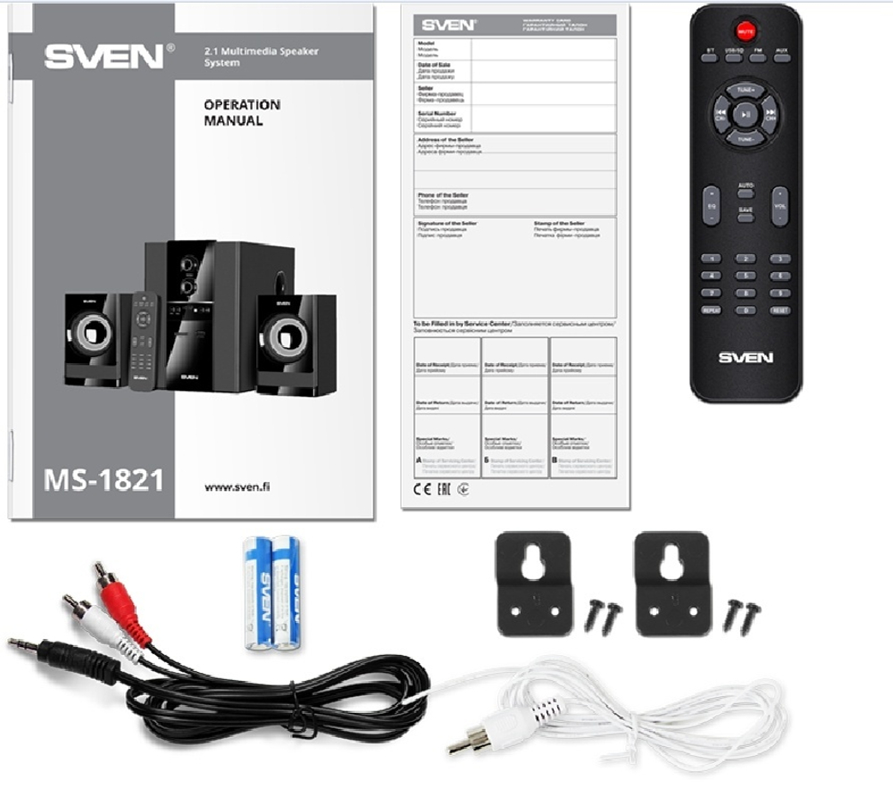 Компьютерные колонки SVEN MS-1821 черный