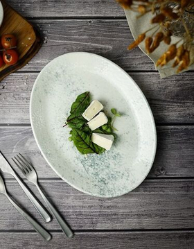 Тарелка овальная 26CM SMOKY