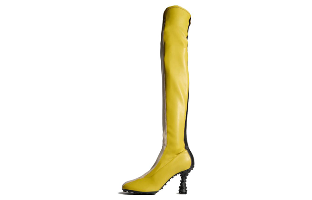 Sunnei Over the knee Boots Women"s Yellow