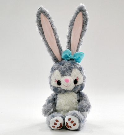 Заяц с висячими лапами и с хвостиком 14x22x18см. (Hand)