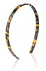 Balmain Hair Couture Ободок из ацетата черепаховый Acetate Headband Tortoise Shell Small