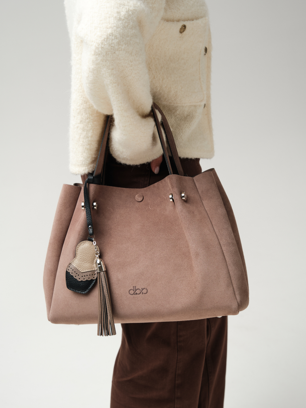 Замшевая сумка Vasilisa DBR 31210 капучино