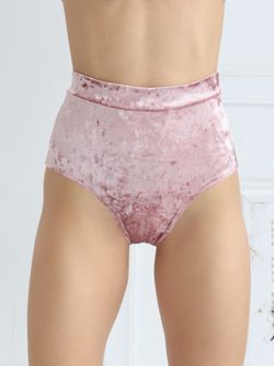 Шорты Bettie Page Бархат, Пудровый