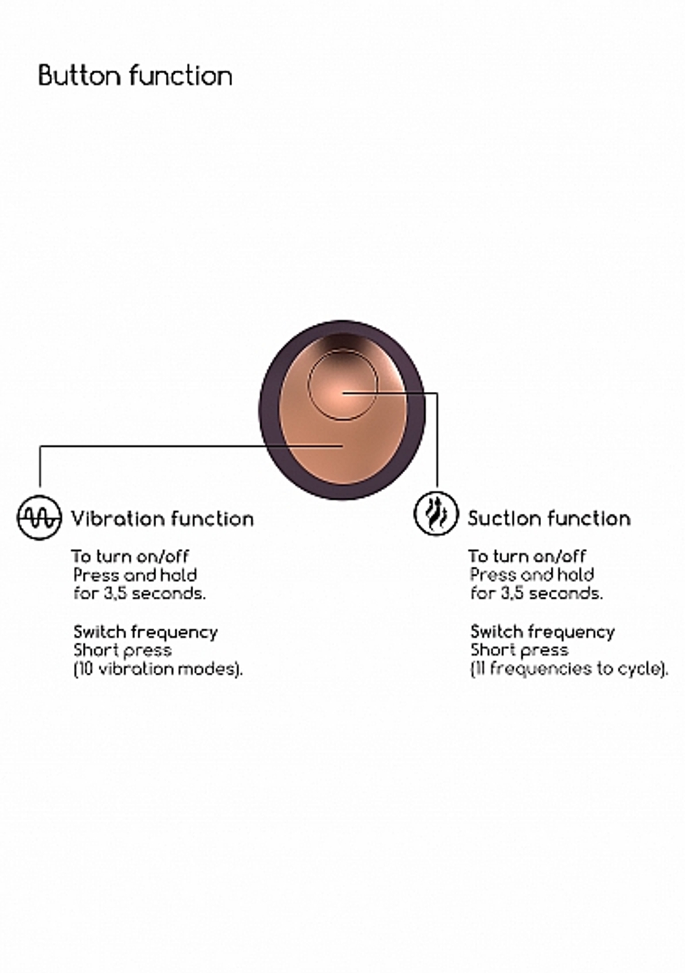 Вакуумно-волновой стимулятор Irresistible Invincible, фиолетовый