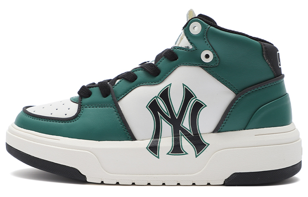 MLB Chunky Liner high high-top sneakers for men and women the same green