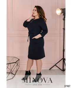 Платье 104-синий Minova