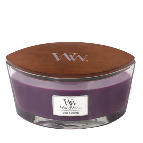 Свеча ароматическая WoodWick Spiced Blackberry элипс 453 г.