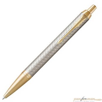 Шариковая ручка Parker IM Premium K323 Grey GT Mblue (1931687)