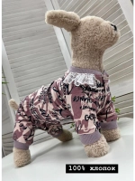 Трикотажный комбинезон для собак и кошек