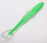 4768004 Ложка силиконовая детская "Жирафик", цвет зеленый