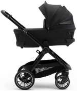 Коляска Agex Prima Pro 3 в 1 с автокреслом i-Team ATG080 Grey APA657 Midnight Grey (Темно-серый)