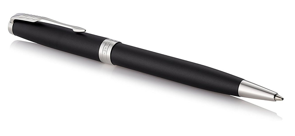Шариковая ручка Parker Sonnet Matte Black CT (с гравировкой)