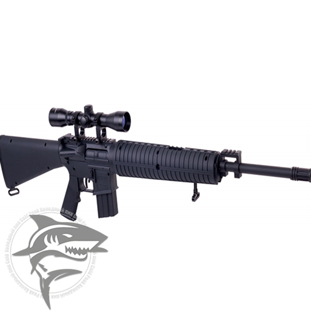 Винтовка пневматическая Crosman MTR77 NP, (переломка, пласт. черн, с прицелом 4х32), кал.4,5 мм