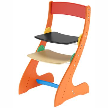 Растущий стул "ПАВЛИН", разноцветный