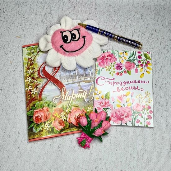 Набор в подарок на 8 марта Весна (магнит в подарок)