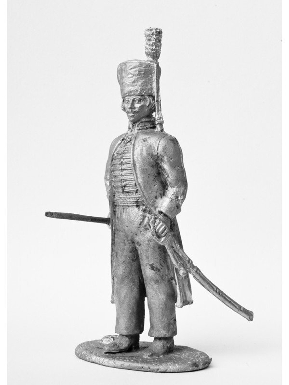 Оловянный солдатик Офицер Чугуевского полка в зимней форме, 1798-1800 г. г.