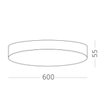 Светильник накладной LED 96W 4000K