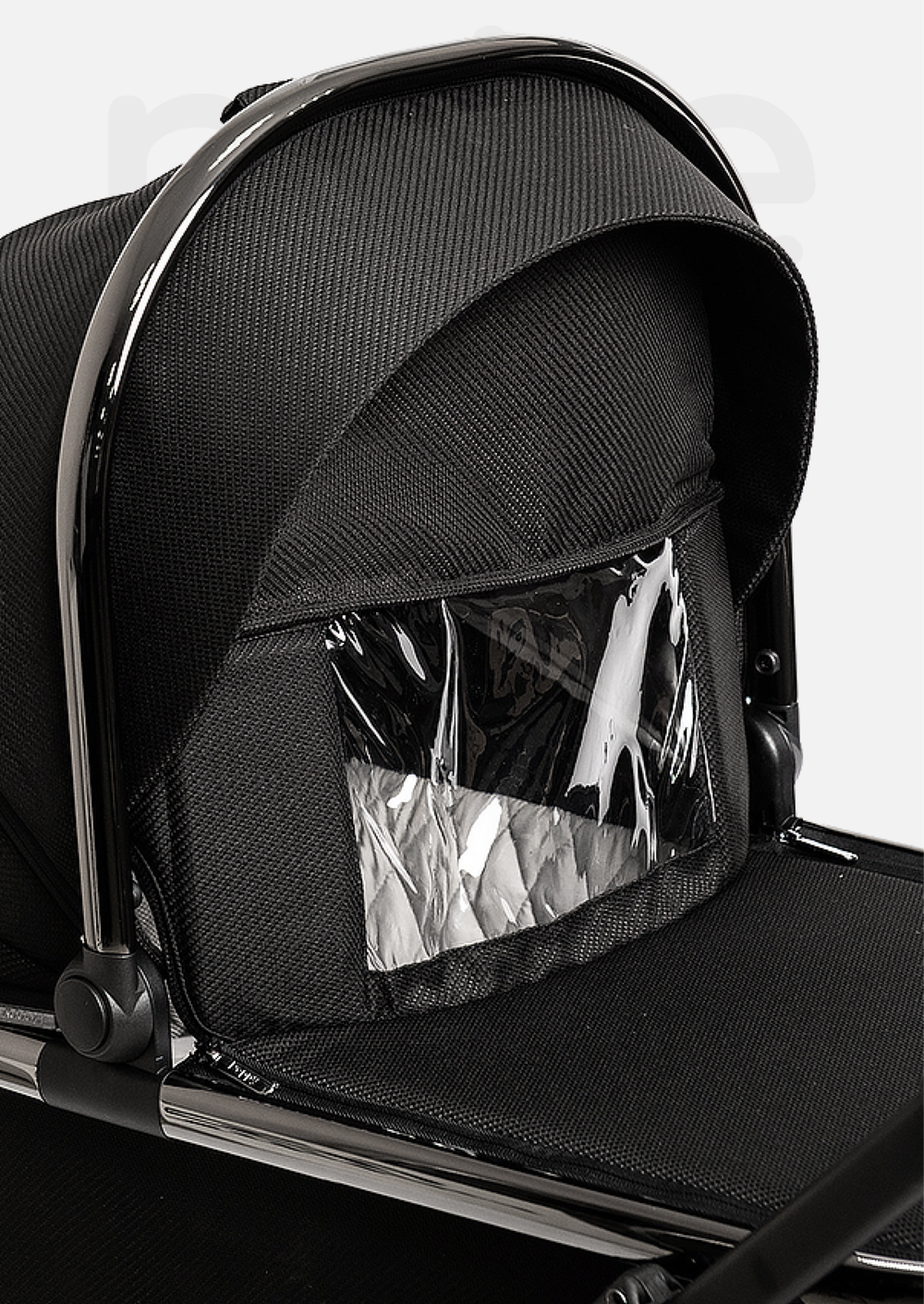 Peppy Коляска детская Tecla 2 в 1 Shadow Black Chrome Edition (Черный)
