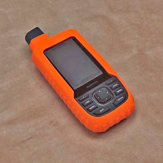 Чехол для Garmin GPSMAP 67/66 силиконовый (Оранжевый)