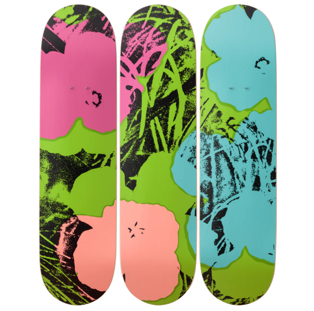 Деки скейборда Andy Warhol: Flowers Skateboard Decks