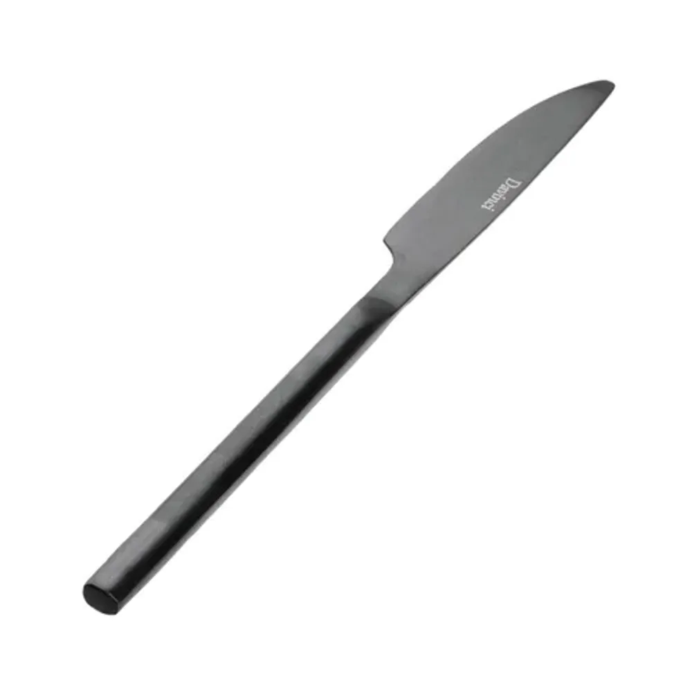 Нож столовый 22 см матовый черный цвет Black Sapporo PVD P.L. - Davinci [12]